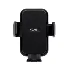 SAL SA063 autós mobiltartó, kb. 55 - 95 mm, félautomata, szellőzőre, egykezes, szilikon felület, forgatható, billenthető
