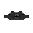 SAL SA064 autós mobiltartó, szellőzőnyílásra helyezhető, forgatható, billenthető, egykezes, 65-80 mm telefon, 11 mm vastagság