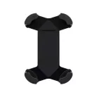 SAL SA065 kerékpáros, rolleres mobiltartó, masszív tartóbilincs, biztonsági retesz, védett sarokelemek, gumi és szilikonbetétek, 18 - 45 mm kormányátmérőre