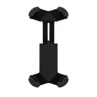 SAL SA065 kerékpáros, rolleres mobiltartó, masszív tartóbilincs, biztonsági retesz, védett sarokelemek, gumi és szilikonbetétek, 18 - 45 mm kormányátmérőre