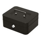 HOME SAFEMONEY pénzkazetta, acél, kivehető aprópénz tároló rekesz, 2 kulccsal, hordozható, 200x90x160mm