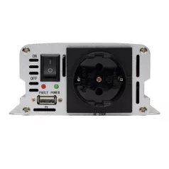   SAL SAI 2000USB feszültségátalakító, 1000 W, inverter, 500 mA USB töltő, gyermekzár
