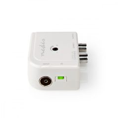   CATV erősítő | Nyereség: 15 dB | 50 - 694 MHz | Kimenő csatlakozók száma: 2 | Teljesítmény szabályzás | Fehér