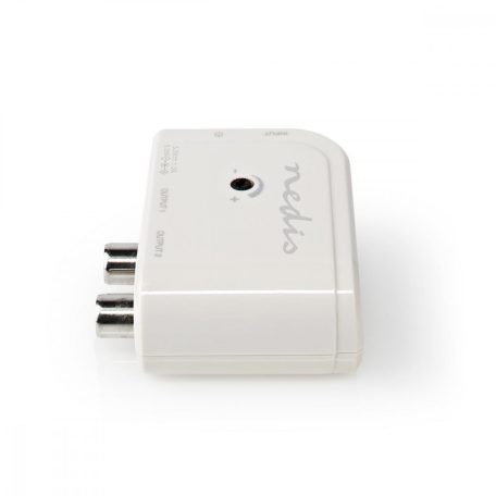 CATV erősítő | Nyereség: 15 dB | 50 - 694 MHz | Kimenő csatlakozók száma: 2 | Teljesítmény szabályzás | Fehér