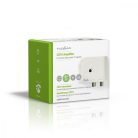 CATV erősítő | Nyereség: 15 dB | 50 - 694 MHz | Kimenő csatlakozók száma: 2 | Teljesítmény szabályzás | Fehér