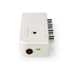   CATV erősítő | Nyereség: 10 dB | 50 - 694 MHz | Kimenő csatlakozók száma: 4 | Teljesítmény szabályzás | Fehér