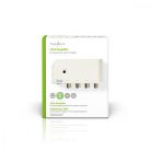 CATV erősítő | Nyereség: 10 dB | 50 - 694 MHz | Kimenő csatlakozók száma: 4 | Teljesítmény szabályzás | Fehér