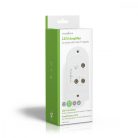 CATV erősítő | Nyereség: 18 dB | 40 - 862 MHz | Kimenő csatlakozók száma: 2 | Teljesítmény szabályzás | Fehér