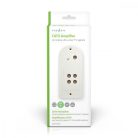 CATV erősítő | Nyereség: 20 dB | 40 - 862 MHz | Kimenő csatlakozók száma: 4 | Teljesítmény szabályzás | Fehér