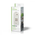 CATV erősítő | Nyereség: 20 dB | 40 - 862 MHz | Kimenő csatlakozók száma: 4 | Teljesítmény szabályzás | Fehér