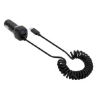 SAL SAU 24C autós USB töltő 2in1, 2 készülék, USB, USB-C, 2,4 A összesen