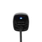 SAL SAU 24C autós USB töltő 2in1, 2 készülék, USB, USB-C, 2,4 A összesen