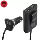 SAL SAU 96 nagy teljesítményű autós USB gyorstöltő, 48 W, 4 USB port, 4 x 2,4 A
