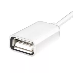   Home SA 044 microUSB OTG kábel, USB-A aljzat, microUSB-B dugó, 2,1A, 16cm, 480 Mbps