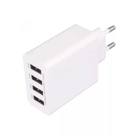 Home SA 50USB USB hálózati töltő, nagyáramú gyorstöltés, 4db 5V/3,1 A megosztott USB kimenet