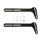 Soundbar Tartó | A következő típusokkal kompatibilis:: Univerzális | TV-Hez Csatlakoztatott | 15 kg | Rögzített | Acél | Fekete