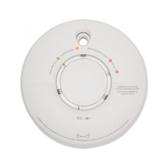   FireAngel SCB10-INT kombinált szén-monoxid vészjelző és füstérzékelő, beépített, nem cserélhető lítium elem, 10 év várható üzemidő, fehér