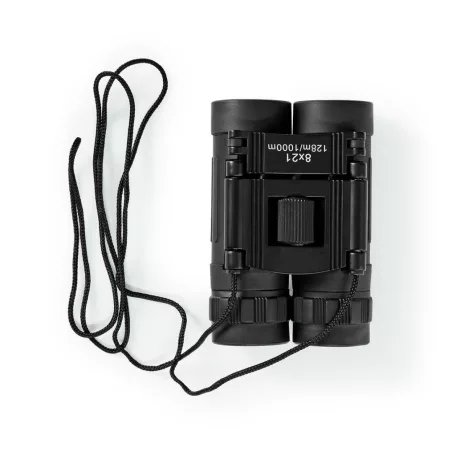 Binokuláris | Nagyítás: 8 x | Objektív átmérője: 21 mm | Látómező: 128 m | Utazó táskát tartalmaz | Fekete
