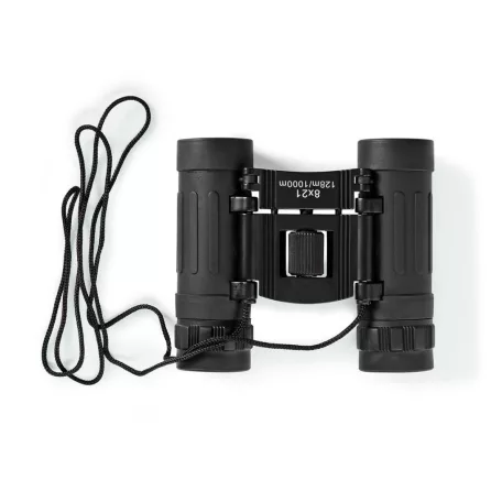 Binokuláris | Nagyítás: 8 x | Objektív átmérője: 21 mm | Látómező: 128 m | Utazó táskát tartalmaz | Fekete