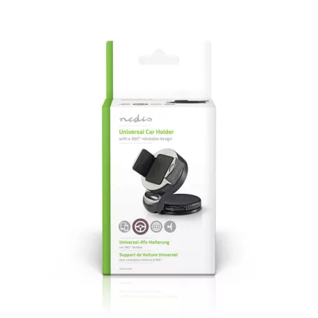 Okostelefon autós tartó | Univerzális | Minimális telefon képernyő méret: 4 " | Maximális képernyő méret: 6.4 " | Dönthető Forgatható