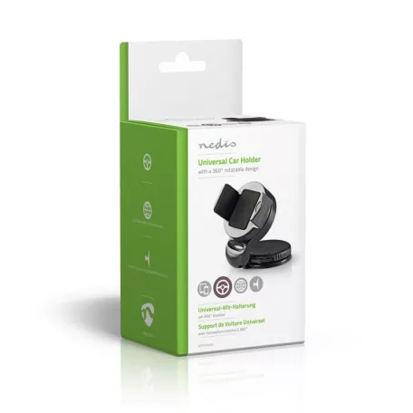 Okostelefon autós tartó | Univerzális | Minimális telefon képernyő méret: 4 " | Maximális képernyő méret: 6.4 " | Dönthető Forgatható