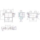 Műholdvevő összekötő | 5-862 MHz | 950-2400 MHz | 75 Ohm | Átengedett teljesítmény | Zinc | Ezüst