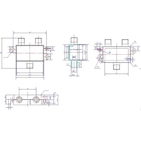 Műholdvevő összekötő | 5-862 MHz | 950-2400 MHz | 75 Ohm | Átengedett teljesítmény | Zinc | Ezüst