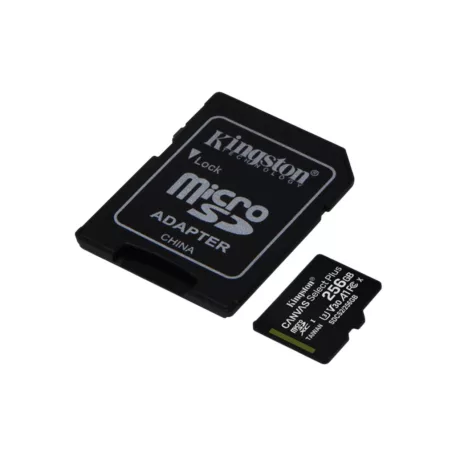 Kingston Canvas Select Plus SDCS2/256 microSDHC memóriakártya, 256GB, Class 10, olvasási sebesség: 100 MB/s