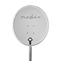   Parabolaantenna | 80.0 cm | Nyereség: 39.8 dB | Eltolási szög: 28 ° | Acél / Poliészter | Szürke