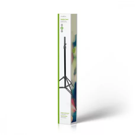 műholdas Állvány | Árboc hossza: 1.05 m | Maximális tányér méret: 100.0 cm | Cső átmérő: 34.5 mm | Alumínium | Fekete