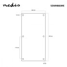 Műholdas Fali Tartó | Faltól való távolság: 800 mm | Tartó átmérő: 50 mm | Alumínium | Ezüst