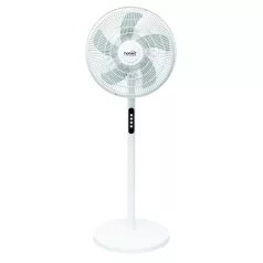   HOME SF16C álló ventilátor, 50 W, 40 cm lapátátmérő, 3 fokozat, oszcillálás funkció, fehér