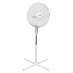   HOME SF42WH álló ventilátor, 45 W teljesítmény, 3 fokozat, oszcillálás, 40 cm-es lapátátmérő, fehér színű