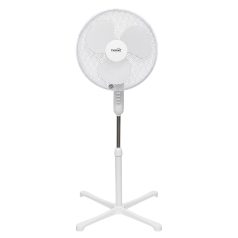   HOME SF42WH álló ventilátor, 45 W teljesítmény, 3 fokozat, oszcillálás, 40 cm-es lapátátmérő, fehér színű