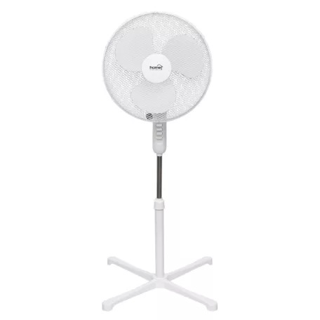 HOME SF42WH álló ventilátor, 45 W teljesítmény, 3 fokozat, oszcillálás, 40 cm-es lapátátmérő, fehér színű