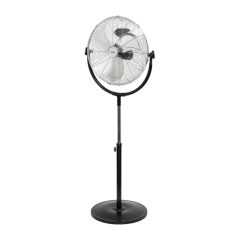   HOME SFI45H álló fém ventilátor, 110 W, 45 cm-es lapátátmérő, állítható magasság, 3 fokozat, fém lapát