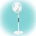 Home SFP 42 álló ventilátor, 40 W, 3 fokozat, 40 cm-es lapátátmérő, oszcillálás, LED visszajelző, távirányító, fehér