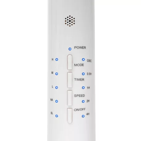 Home SFP 42 álló ventilátor, 40 W, 3 fokozat, 40 cm-es lapátátmérő, oszcillálás, LED visszajelző, távirányító, fehér
