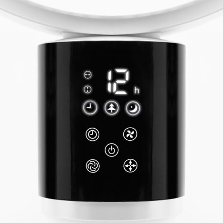 Home SFR88DC állványos ventilátor, 50 W, 18 cm névleges lapátátmérő, DC motor, 12 fokozat, 3 üzemmód, 3 dőlésszög, kapcsolható oszcillálás, időzítő