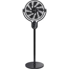   HOME SFT42R állóventilátor, 25 W, 40 cm-es lapátátmérő, 8 sebességfokozat, oszcillálás, LED kijelző