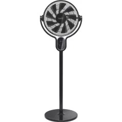   HOME SFT42R állóventilátor, 25 W, 40 cm-es lapátátmérő, 8 sebességfokozat, oszcillálás, LED kijelző