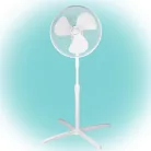 Home SF 40 WH/M álló ventilátor, 40 cm-es lapátátmérő, állítható magasság, 3 fokozat, 40W, fehér