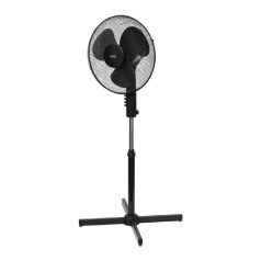   Home SF 43 BK álló ventilátor, 45 W, 3 fokozat, 40 cm-es lapátátmérő, oszcillálás, fekete