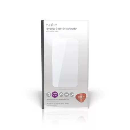 Képernyővédő fólia | Alkalmas erre: OnePlus | OnePlus 7 | Borítóbarát | 2.5D Rounded Edge | 9 H