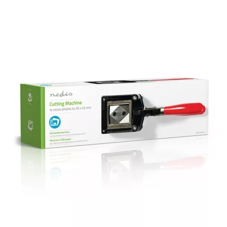 Passport Photo kések | 35 x 45 mm | Fém | Fekete / Piros