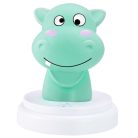 SILLY HIPPO LED éjszakai fény víziló kék