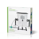 Hordozható fotóstúdió készlet | 400 lm | Összehajtható | Háttereket tartalmaz | Utazó táskát tartalmaz | Fekete