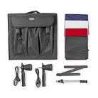 Hordozható fotóstúdió készlet | 400 lm | Összehajtható | Háttereket tartalmaz | Utazó táskát tartalmaz | Fekete