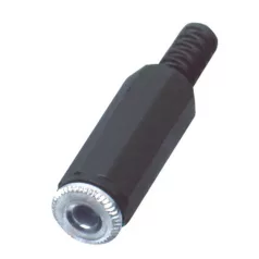   Home SK 4K jack aljzat, 3,5mm sztereó lengőaljzat, műanyag, törésgátló