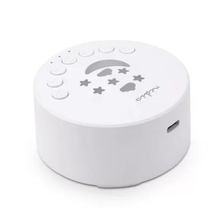 Fehér Zaj Gép | 18 Sound Options | 1 W | Maximális akkumulátor lejátszási idő: 18 óra | Szabályozható fény | Időzítő | Fehér